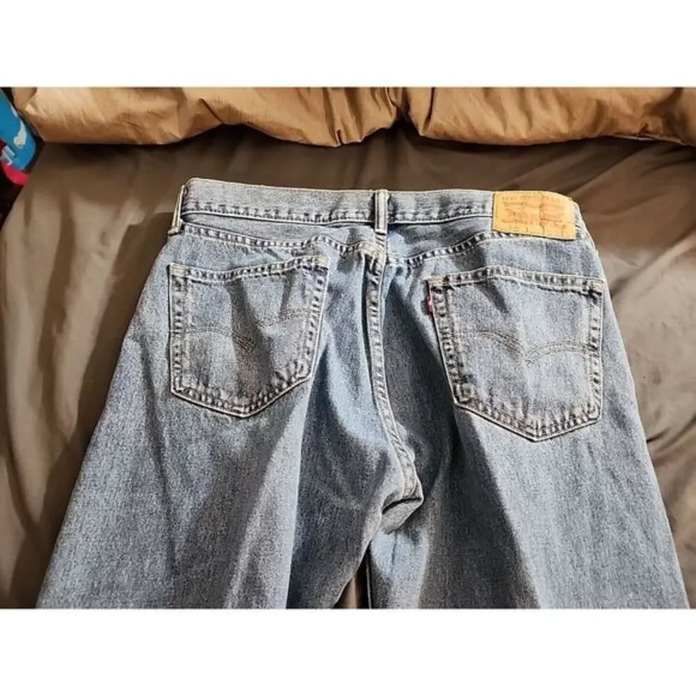 Vtg‎ Levis 505 Jeans Mens 34x29 Regular Fit Straight Leg Classic Denim Pants 90s